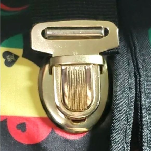 RARE! Harajuku Lovers by Gwen Stefani Rasta Style Backpack in EUC! - Picture 5 of 8